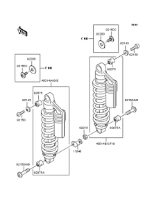 ZR400 Подвеска  /  амортизатор