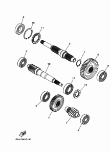 CZD300A Трансмиссия