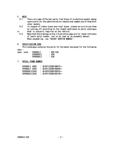 SV650 (ABS) Catalog preface