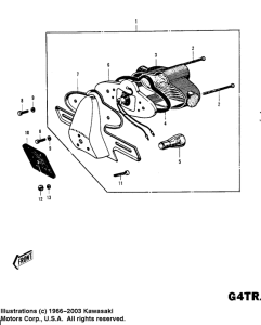 KV100 Taillight unit ass`y