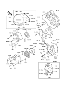 ZX1100 Крышки двигателя