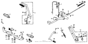 XL75 Pedal + kick arm + stand