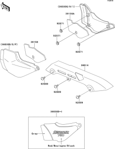 ZR750 Боковые обтекатели