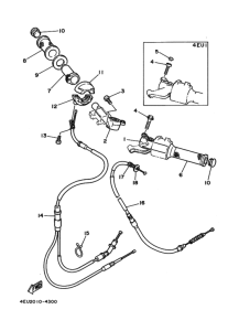 TZR50 ｽﾃｱﾘﾝｸﾞﾊﾝﾄﾞﾙ. ｹｰﾌﾞﾙ
