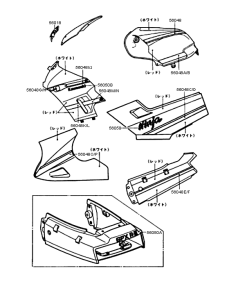 EX250 Наклейки