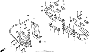 CBR900RR Воздушный клапан всасывания