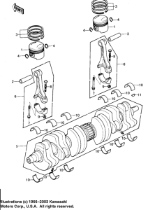  Crankshaft / pistons