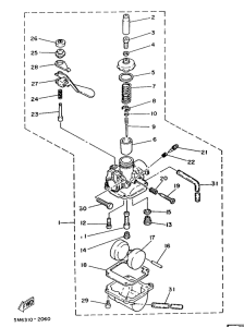 DT50MX Карбюратор