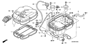 VFR800 (ABS) Воздухоочиститель