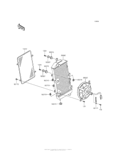 VN900 Радиатор