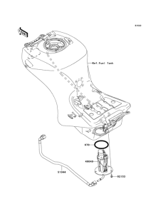 ZX1400 Топливный насос