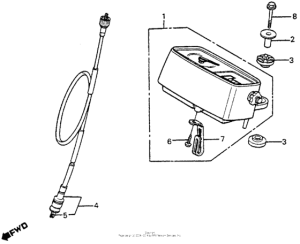 XR350R Speedometer 83-84