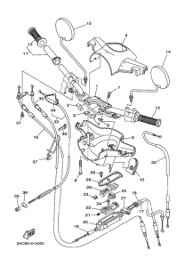 V50D ｽﾃｱﾘﾝｸﾞﾊﾝﾄﾞﾙ. ｹｰﾌﾞﾙ 3