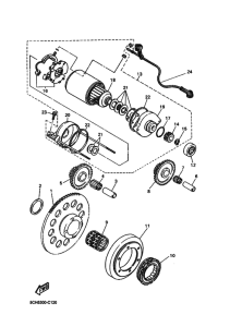 TT600RE Муфта стартера