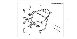 SFX50SMM Багажник для кофра