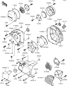 ZR1100 Engine cover(s)(1 / 2)