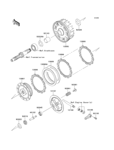BJ250 Сцепление