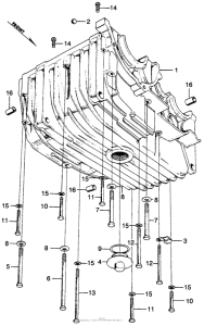 CB350 Lower crankcase