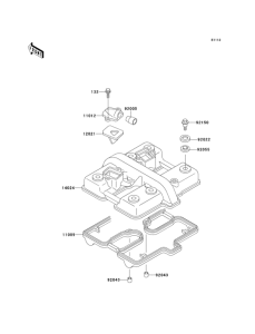  Крышка головки цилиндров