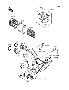 EL250 Воздушный фильтр