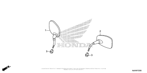 GL1800C Зеркало