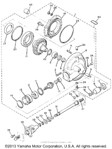 XJ650G Ведущий вал