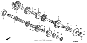 CB250 Трансмиссия