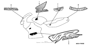 VFR800 Наклейки