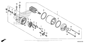 CB1100 (ABS) Стартер