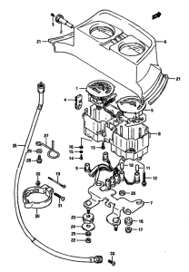 DR650 Speedometer-tachometer