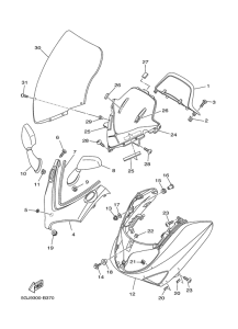 XP500 Стекло ветровое