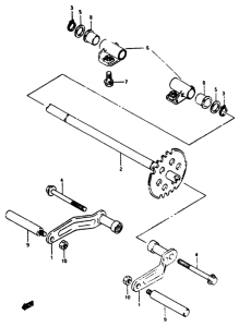 AP50 Brake pedal assy