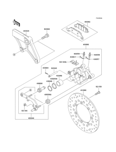 VN800 Rear brake(e4 / e5)