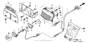 VTX1800N1 Задний фонарь