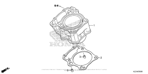 CRF250L (ABS) Цилиндры