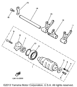 XS400J Копирный вал