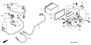 FJS600 Аккумулятор