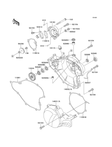 KX65 Крышки двигателя