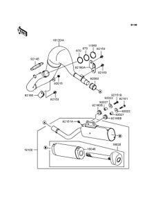 KX65 Глушитель
