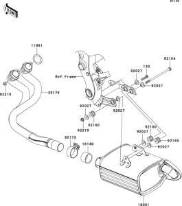 EX650 Глушитель