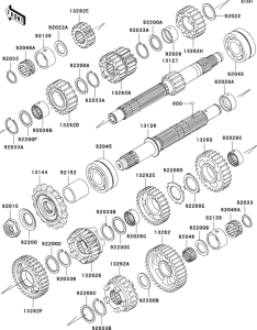 ZR1000 Трансмиссия