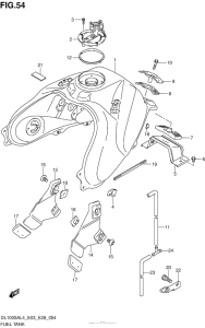 DL1000 (ABS) Fuel Tank (Dl1000Al4 E33)