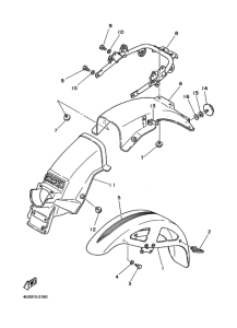 RZ350 ﾌﾛﾝﾄﾌｴﾝﾀﾞ. ﾘﾔﾌｴﾝﾀﾞ