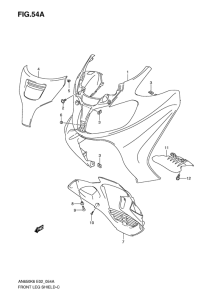 AN650 (ABS) Front leg shield