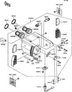 EX305 Воздушный фильтр