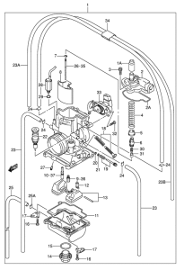 RM250 Carburetor assy