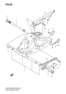 GSX-R600 Маятник задний