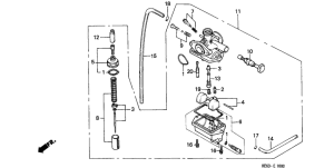 H100 Carburetor assy