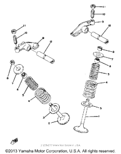 XT500E_205 - 1978 Valve - rocker arm