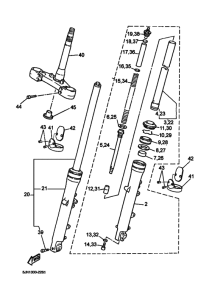 BT1100 Вилка передней оси